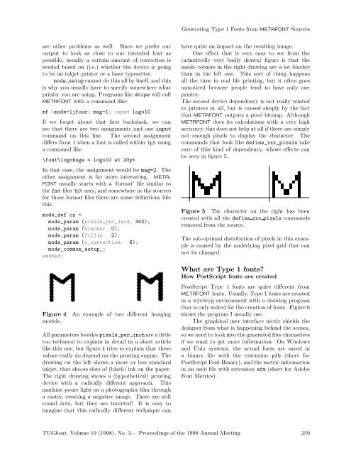 Generating Type 1 Fonts from mEtaFoNt Sources - TUG