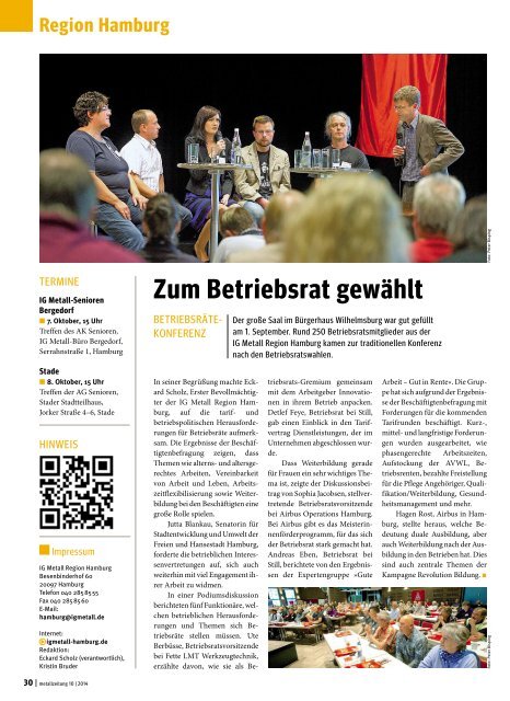 metallzeitung Küste Nr. 10 / 2014