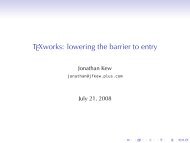TeXworks: lowering the barrier to entry - TUG