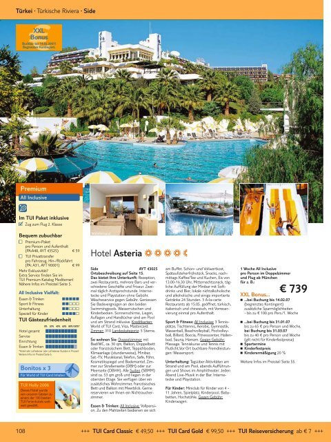 TUI - TÃ¼rkei - Sommer 2007 - tui.com - Onlinekatalog