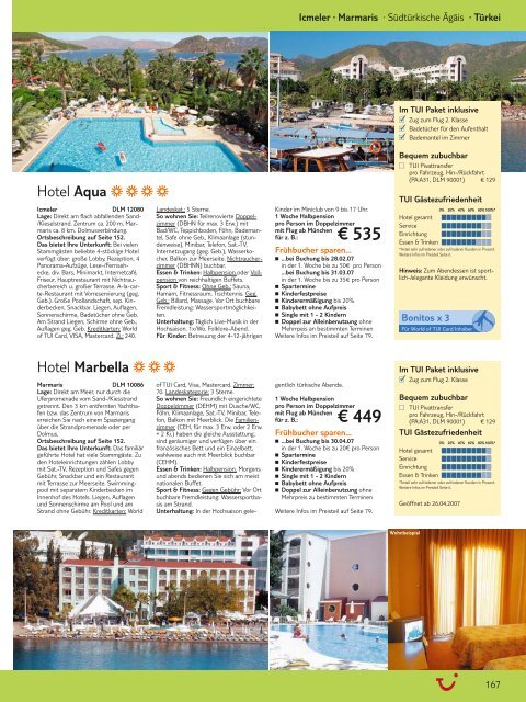 TUI - TÃ¼rkei - Sommer 2007 - tui.com - Onlinekatalog