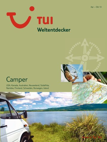 TUI - Weltentdecker: Camper - Sommer 2010 - tui.com - Onlinekatalog