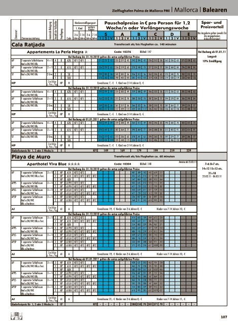 12FLY - Preisteil - Winter 2010/2011 - tui.com - Onlinekatalog