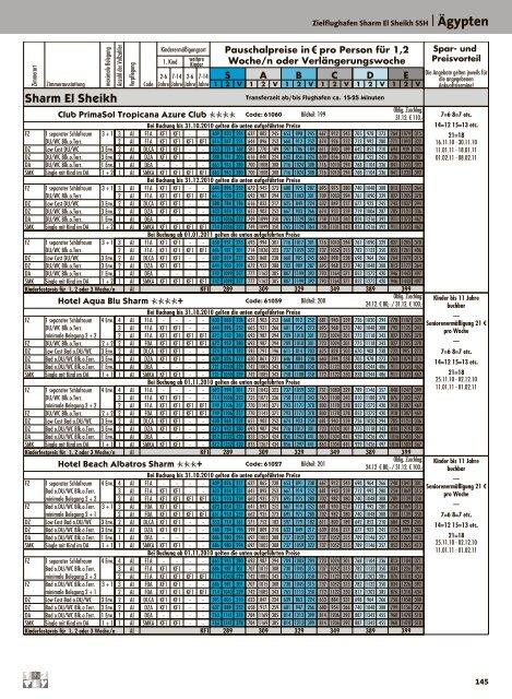 12FLY - Preisteil - Winter 2010/2011 - tui.com - Onlinekatalog