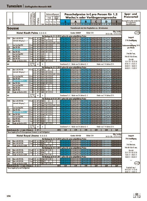 12FLY - Preisteil - Winter 2010/2011 - tui.com - Onlinekatalog