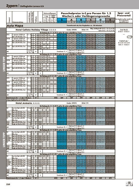 12FLY - Preisteil - Winter 2010/2011 - tui.com - Onlinekatalog