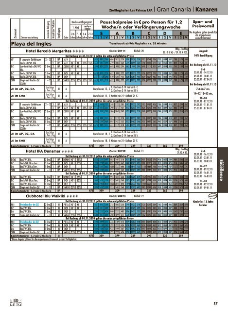 12FLY - Preisteil - Winter 2010/2011 - tui.com - Onlinekatalog