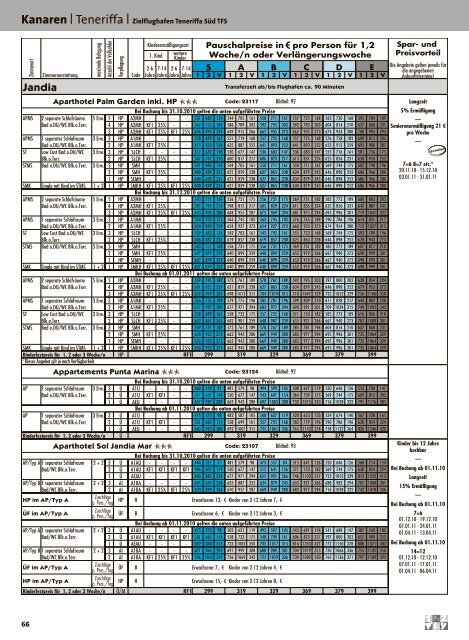 12FLY - Preisteil - Winter 2010/2011 - tui.com - Onlinekatalog