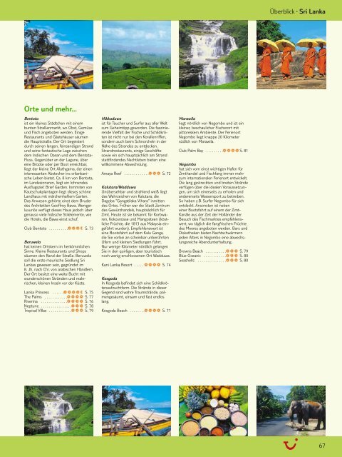 TUI - Asien - Sommer 2007 - tui.com - Onlinekatalog