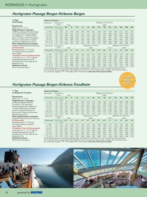 TUI - Hurtigruten: Arktis, Antarktis - 2011/2012 - tui.com - Onlinekatalog