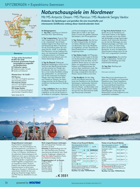 TUI - Hurtigruten: Arktis, Antarktis - 2011/2012 - tui.com - Onlinekatalog