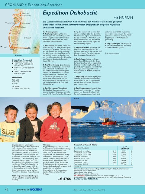 TUI - Hurtigruten: Arktis, Antarktis - 2011/2012 - tui.com - Onlinekatalog