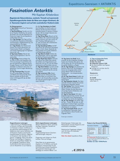 TUI - Hurtigruten: Arktis, Antarktis - 2011/2012 - tui.com - Onlinekatalog