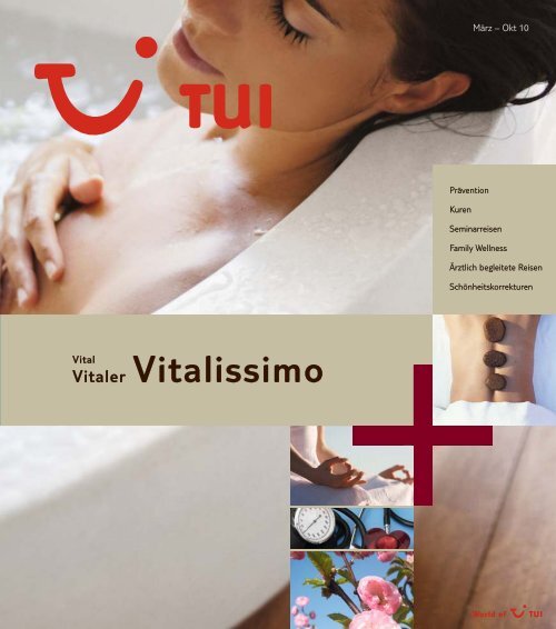 TUI - Vital, Vitaler, Vitalissimo - Sommer 2010 - tui.com - Onlinekatalog