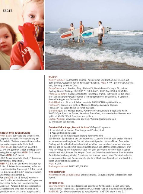 TUI - Robinson - Sommer 2009 - tui.com - Onlinekatalog