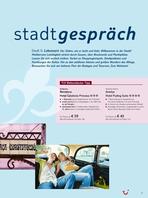 TUI - Weltentdecker - tui.com - Onlinekatalog