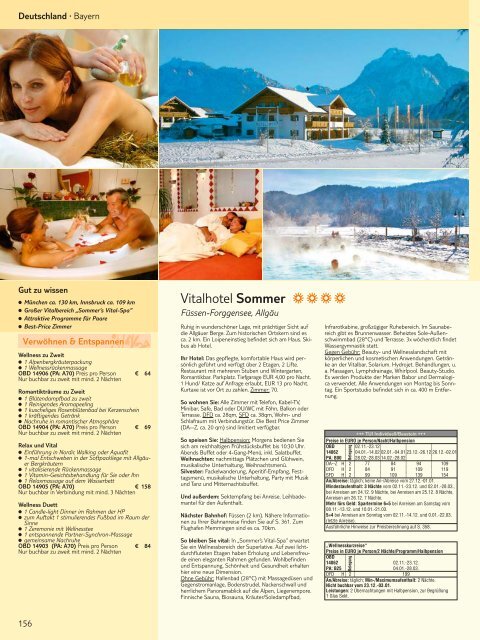 TUI - SchÃ¶ne Ferien: Vital - Winter 2008/2009 - tui.com - Onlinekatalog