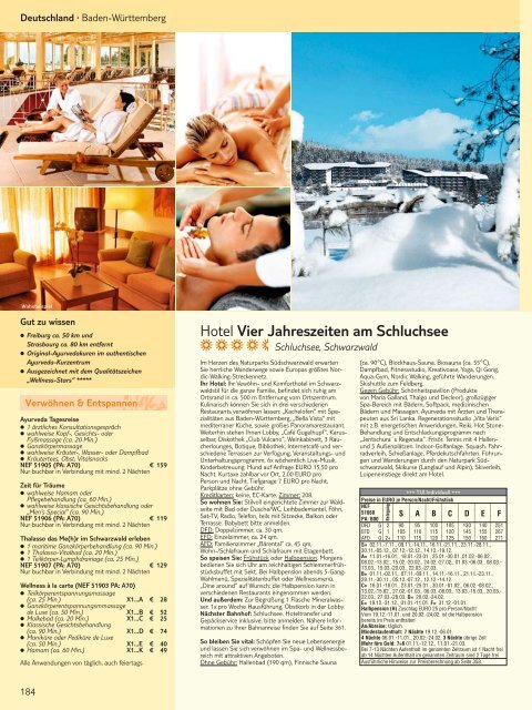 TUI - SchÃ¶ne Ferien: Vital - Winter 2008/2009 - tui.com - Onlinekatalog