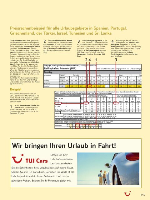 TUI - SchÃ¶ne Ferien: Vital - Winter 2008/2009 - tui.com - Onlinekatalog