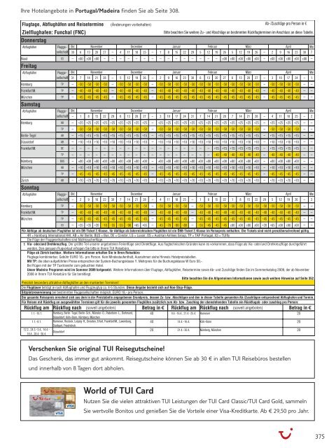 TUI - SchÃ¶ne Ferien: Vital - Winter 2008/2009 - tui.com - Onlinekatalog