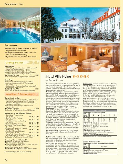 TUI - SchÃ¶ne Ferien: Vital - Winter 2008/2009 - tui.com - Onlinekatalog