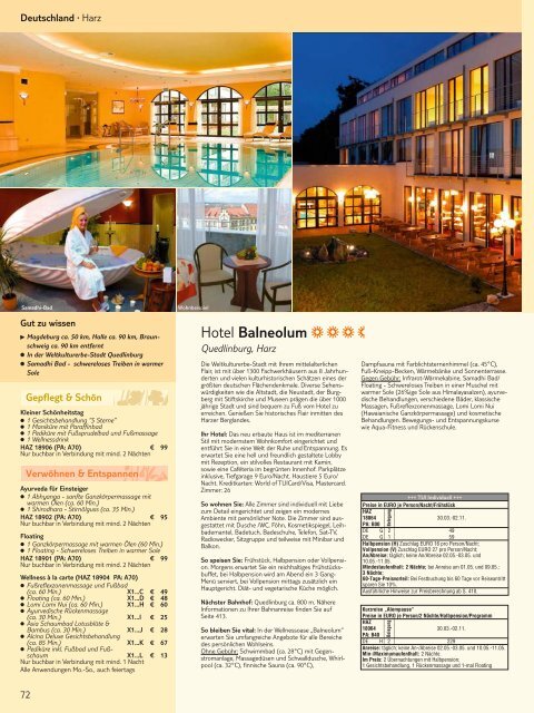 TUI -SchÃ¶ne Ferien: Vital - Sommer 2008 - tui.com - Onlinekatalog