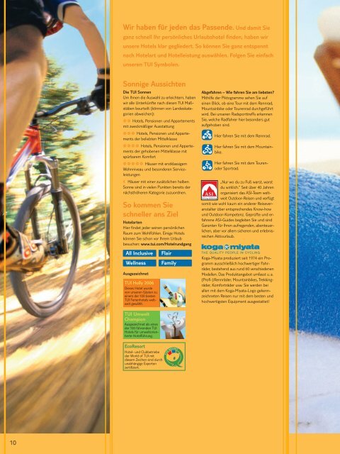 TUI - Sports Hiking & Biking - Sommer 2007 - tui.com - Onlinekatalog