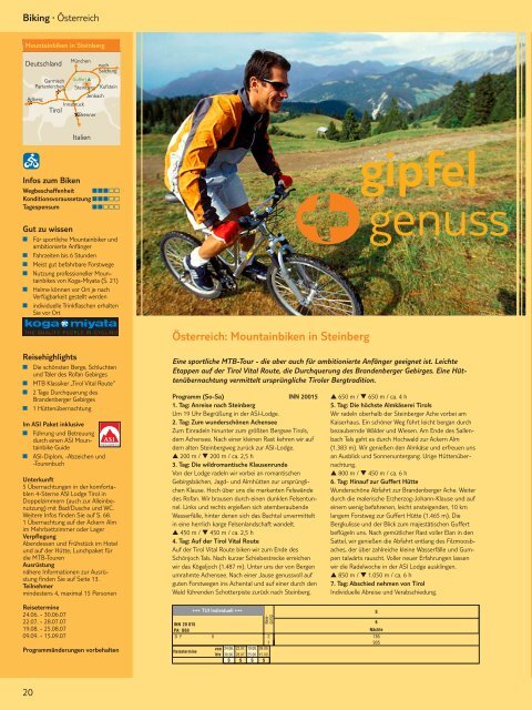 TUI - Sports Hiking & Biking - Sommer 2007 - tui.com - Onlinekatalog