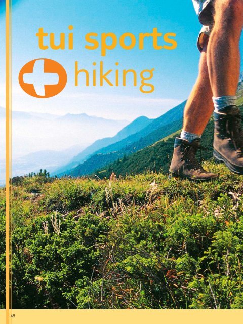 TUI - Sports Hiking & Biking - Sommer 2007 - tui.com - Onlinekatalog