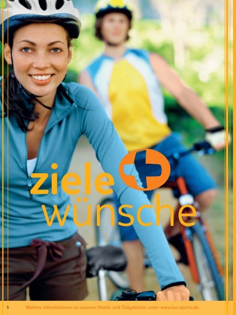 TUI - Sports Hiking & Biking - Sommer 2007 - tui.com - Onlinekatalog