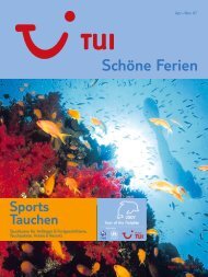 TUI - Sports Tauchen - Sommer 2007 - tui.com - Onlinekatalog