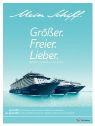 Mein schiff 3. - TUI ReiseCenter