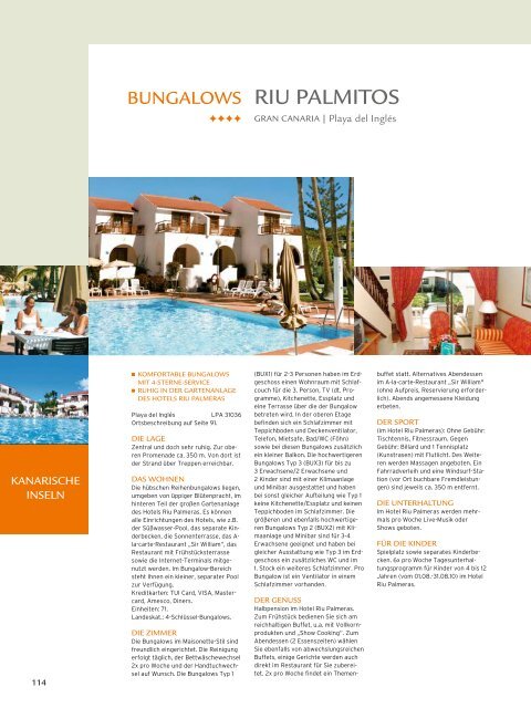 TUI - RIU: Hotels & Resorts - Sommer 2010 - TUI.at