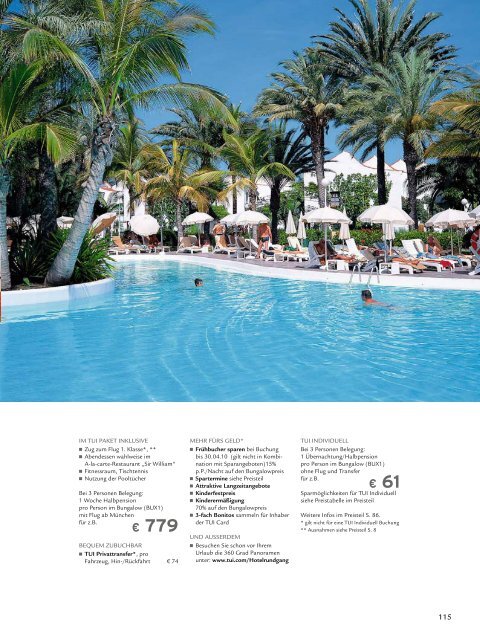 TUI - RIU: Hotels & Resorts - Sommer 2010 - TUI.at