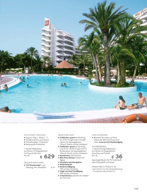 TUI - RIU: Hotels & Resorts - Sommer 2010 - TUI.at