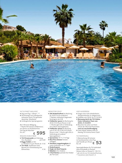 TUI - RIU: Hotels & Resorts - Sommer 2010 - TUI.at