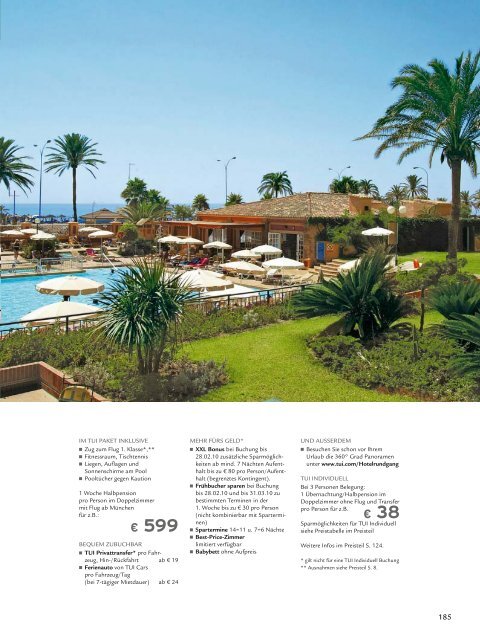 TUI - RIU: Hotels & Resorts - Sommer 2010 - TUI.at