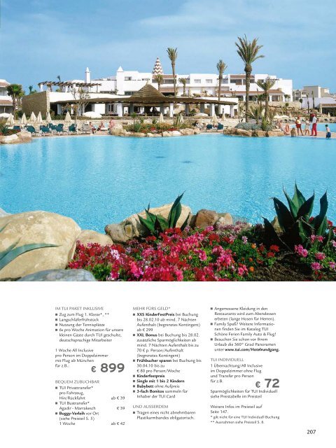 TUI - RIU: Hotels & Resorts - Sommer 2010 - TUI.at