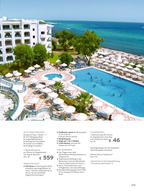 TUI - RIU: Hotels & Resorts - Sommer 2010 - TUI.at