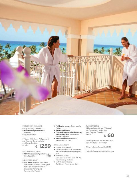 TUI - RIU: Hotels & Resorts - Sommer 2010 - TUI.at