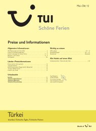 Preise und Informationen - TUI.at