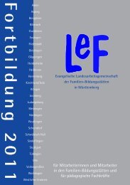 Fortbildung 2011 - Familienbildungsstätte  Herrenberg
