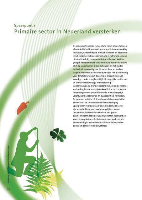 Nederland als internationaal tuinbouwcentrum - Productschap ...