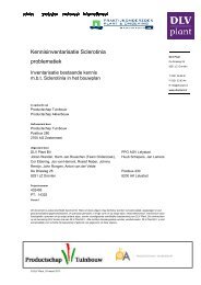 Kennisinventarisatie Sclerotinia problematiek - Productschap ...