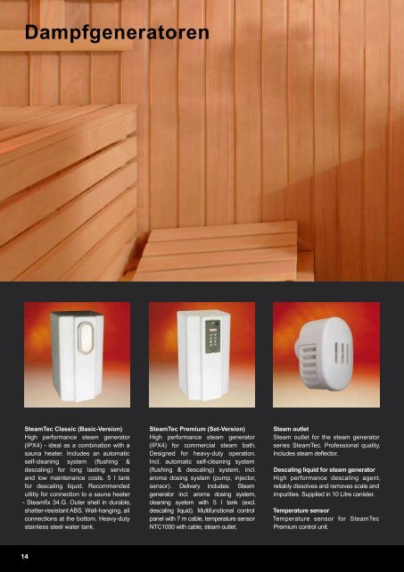 emotion of sauna.