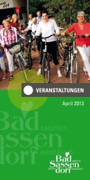 April 2013 - Tagungs- und Kongresszentrum Bad Sassendorf