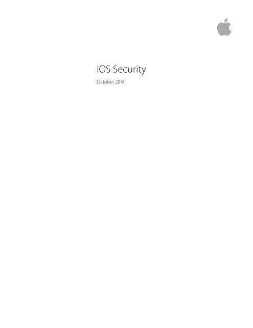 Apple iOS Security Guide