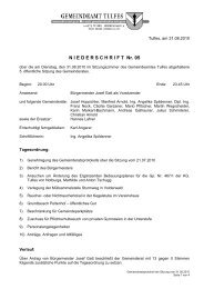 Gemeinderatsprotokoll_2010_08_31 (167 KB) - .PDF - Tulfes