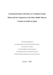 Geochemical Study of the Middle Miocene Granites in Southwest ...
