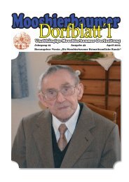 Das Dorfblatt'l erscheint im April - tullnerfeld-info